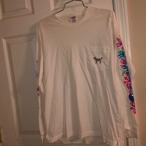 Pink long sleeve shirt